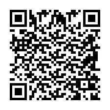 QR-code voor telefoonnummer +2698102879