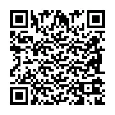 Código QR para número de telefone +2698102882