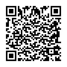 QR-code voor telefoonnummer +2698102884