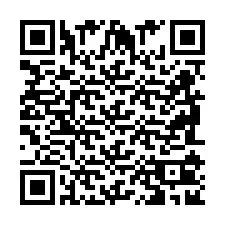 Codice QR per il numero di telefono +2698102904