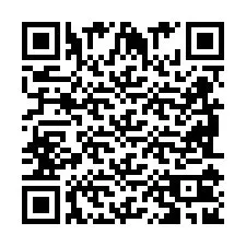 Código QR para número de telefone +2698102906