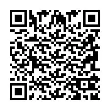 Código QR para número de teléfono +2698102910