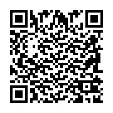 Codice QR per il numero di telefono +2698102921