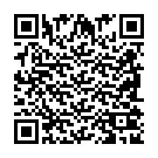 Código QR para número de teléfono +2698102938