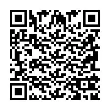 QR-code voor telefoonnummer +2698102944