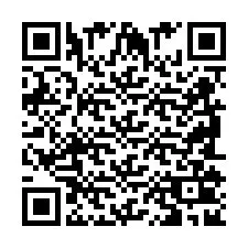 QR Code สำหรับหมายเลขโทรศัพท์ +2698102978