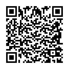 Código QR para número de telefone +2698102996