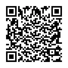 QR-koodi puhelinnumerolle +2698103001