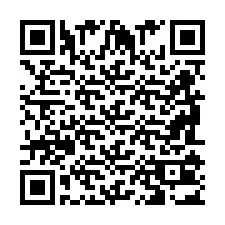 QR-code voor telefoonnummer +2698103015