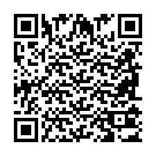 Codice QR per il numero di telefono +2698103017