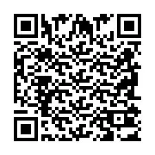 QR-код для номера телефона +2698103028