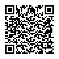 Código QR para número de telefone +2698103064