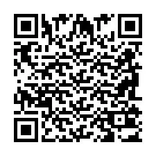 QR Code pour le numéro de téléphone +2698103065