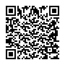 QR Code สำหรับหมายเลขโทรศัพท์ +2698103076