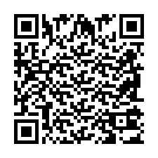 QR код за телефонен номер +2698103089