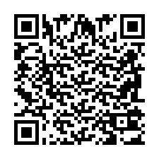 QR код за телефонен номер +2698103095