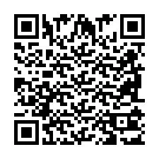 Código QR para número de telefone +2698103103