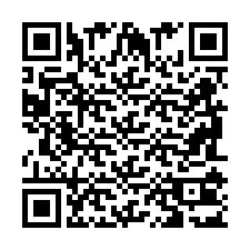 Kod QR dla numeru telefonu +2698103105