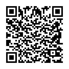 Kod QR dla numeru telefonu +2698103139