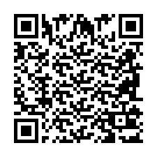 Código QR para número de teléfono +2698103153