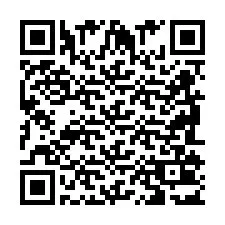 Código QR para número de teléfono +2698103174