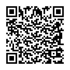 QR код за телефонен номер +2698103186