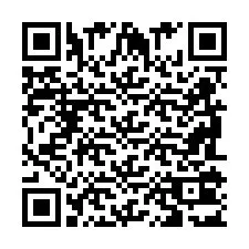 QR-code voor telefoonnummer +2698103195