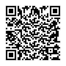 Código QR para número de teléfono +2698103208