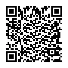 Codice QR per il numero di telefono +2698103234