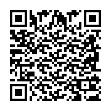 Código QR para número de teléfono +2698103246