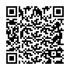 Código QR para número de teléfono +2698103249