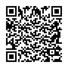 QR Code pour le numéro de téléphone +2698103265