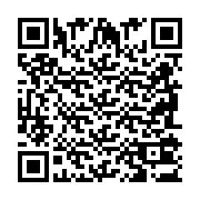 Codice QR per il numero di telefono +2698103294