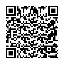 QR-koodi puhelinnumerolle +2698103305