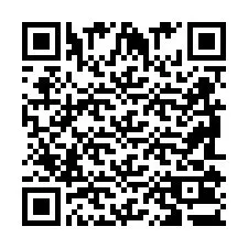 Codice QR per il numero di telefono +2698103331