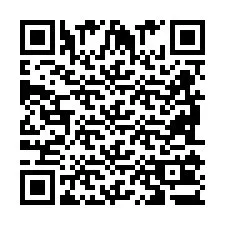 QR-code voor telefoonnummer +2698103343