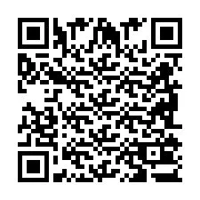 Codice QR per il numero di telefono +2698103362