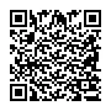 QR-koodi puhelinnumerolle +2698103373