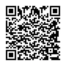 QR-код для номера телефона +2698103376