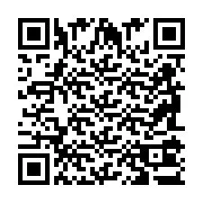 QR kód a telefonszámhoz +2698103381