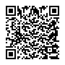 QR Code สำหรับหมายเลขโทรศัพท์ +2698103399