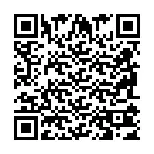 QR kód a telefonszámhoz +2698103400