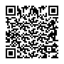 QR kód a telefonszámhoz +2698103402