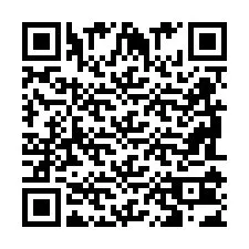 QR Code สำหรับหมายเลขโทรศัพท์ +2698103405