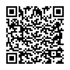 QR Code pour le numéro de téléphone +2698103408