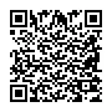 QR-код для номера телефона +2698103437