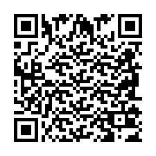 QR-Code für Telefonnummer +2698103458