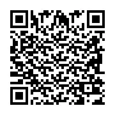 Código QR para número de telefone +2698103472