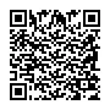 QR-code voor telefoonnummer +2698103474