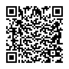 QR Code pour le numéro de téléphone +2698103475